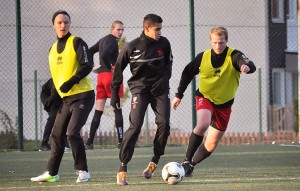 Killarna i U19 kommer alltid supertaggade till varje träning.