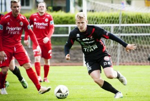 Carl Lext hade ett par fina lägen att ge FCT ledningen.
